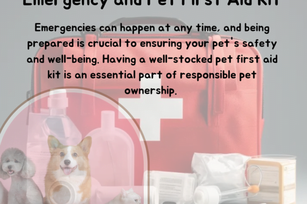 Emergency and Pet First Aid Kit Pet First Aid Kit